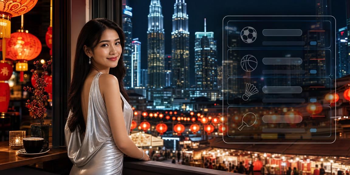 Pemain Malaysia di Kuala Lumpur menyemak odds perlawanan sukan dalam talian melalui platform 18650