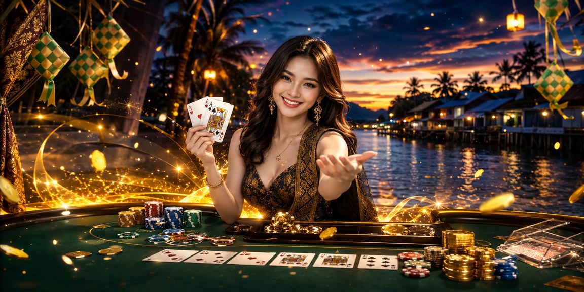 Meja baccarat kasino langsung Malaysia dengan suasana profesional dan dealer sebenar